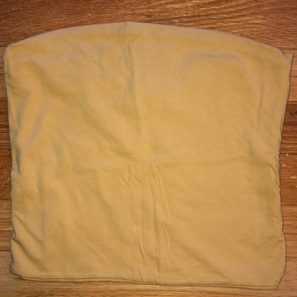 yellow tube top from brandy